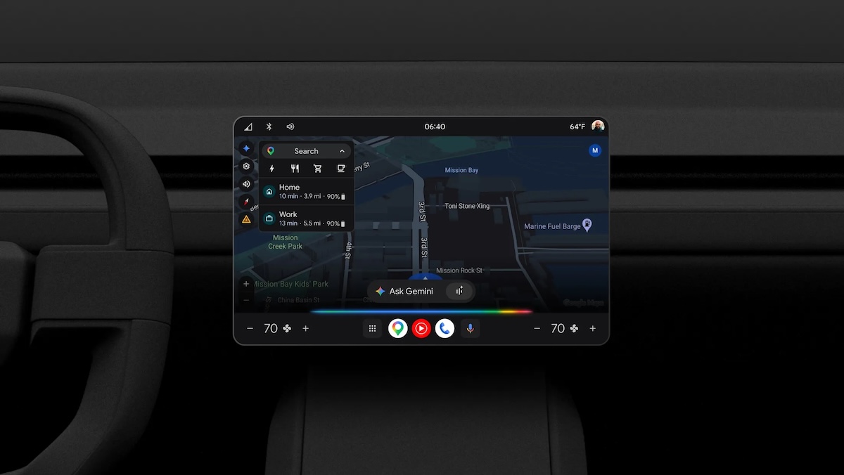 Google Gemini in vehicles announcement coverage