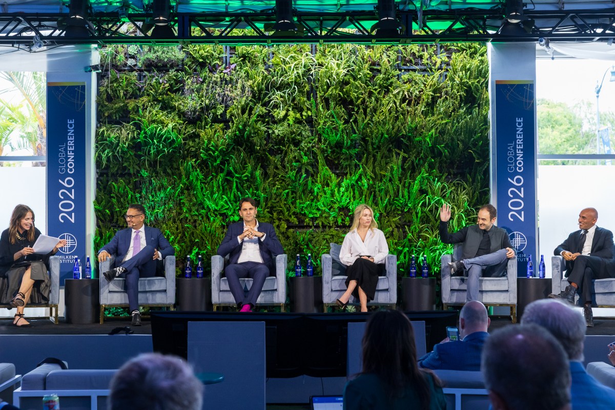 Milken Institute AI economy panel coverage