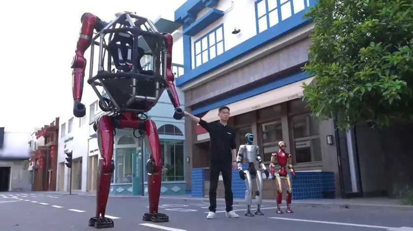 Unitree GD01 rideable transformer robot coverage