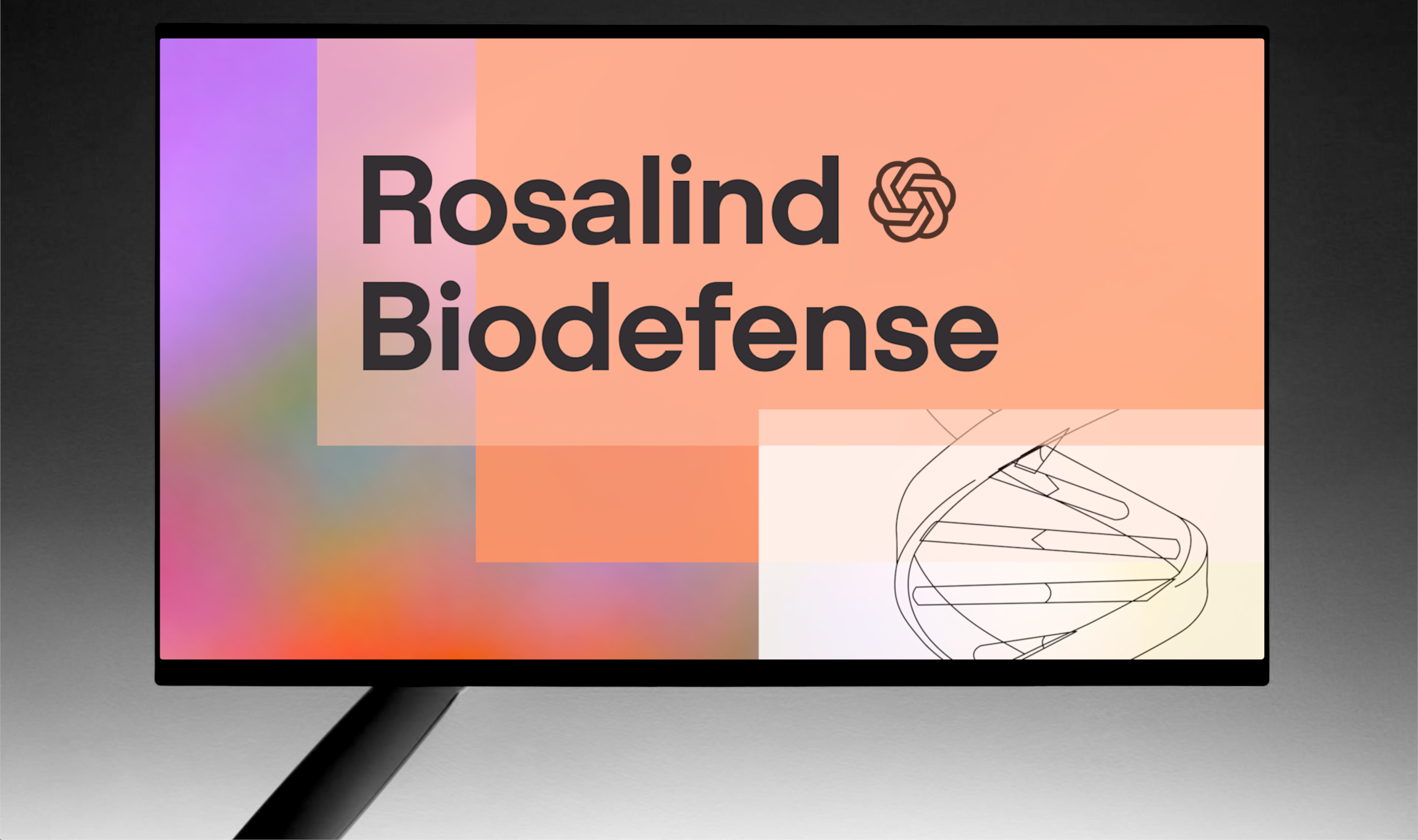 OpenAI Rosalind Biodefense launch hero graphic