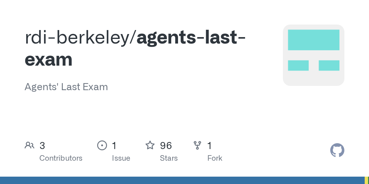 Agents' Last Exam benchmark results from Berkeley RDI