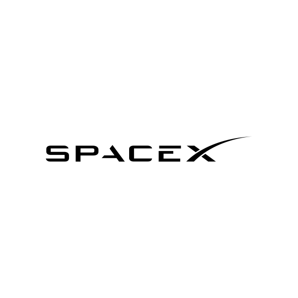 SPCX ticker over a Starship launch tower, capital-markets motif