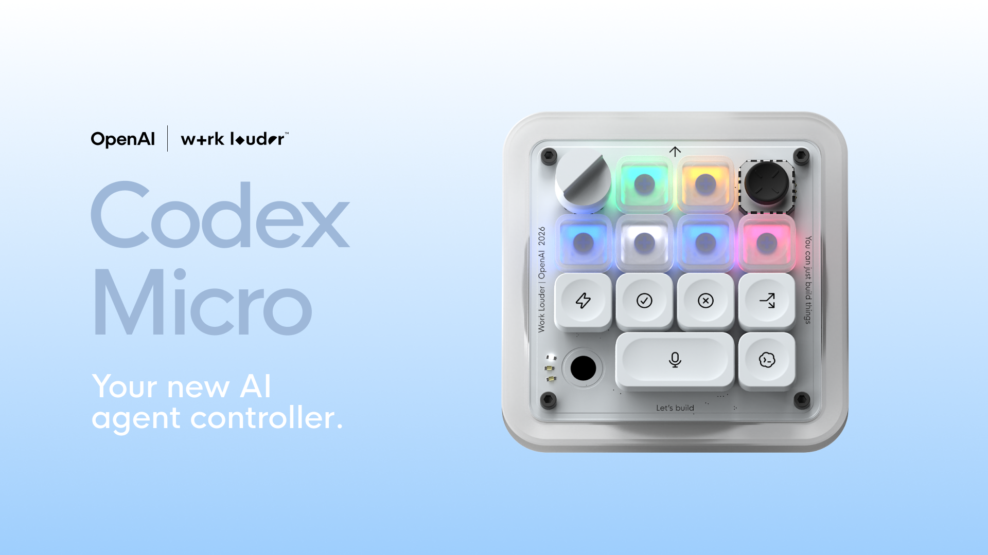 The Codex Micro, OpenAI's $230 hardware controller for managing fleets of coding agents